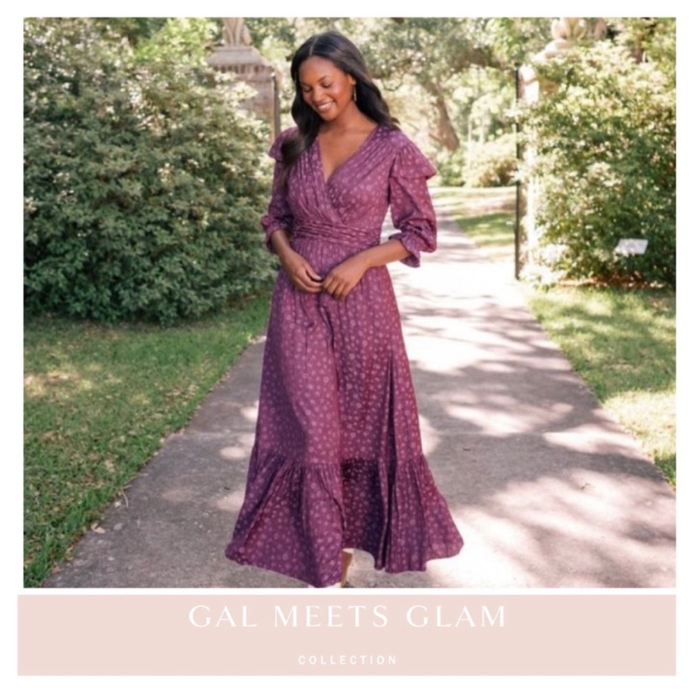 Gal Meets Glam Cassandra Floral Jacquard Dress